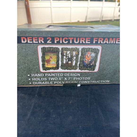 Rivers Edge Products 5”x7” Deer Picture Frame-NIB - Picture 2 of 3